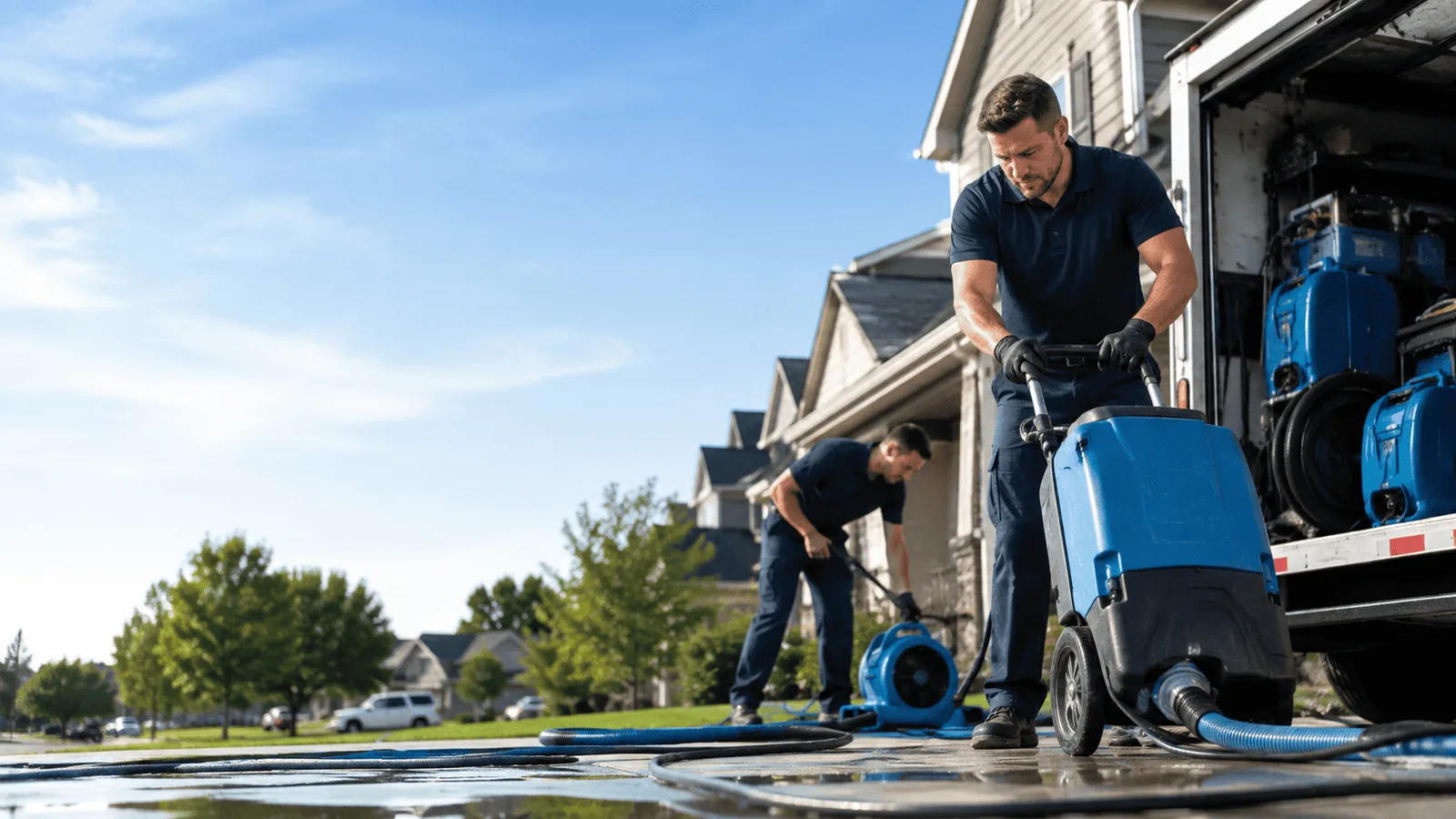 Dehumidification being performed in Jordanville, NY